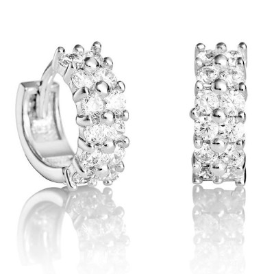 Pendientes Plata Viceroy Aros con Circonitas