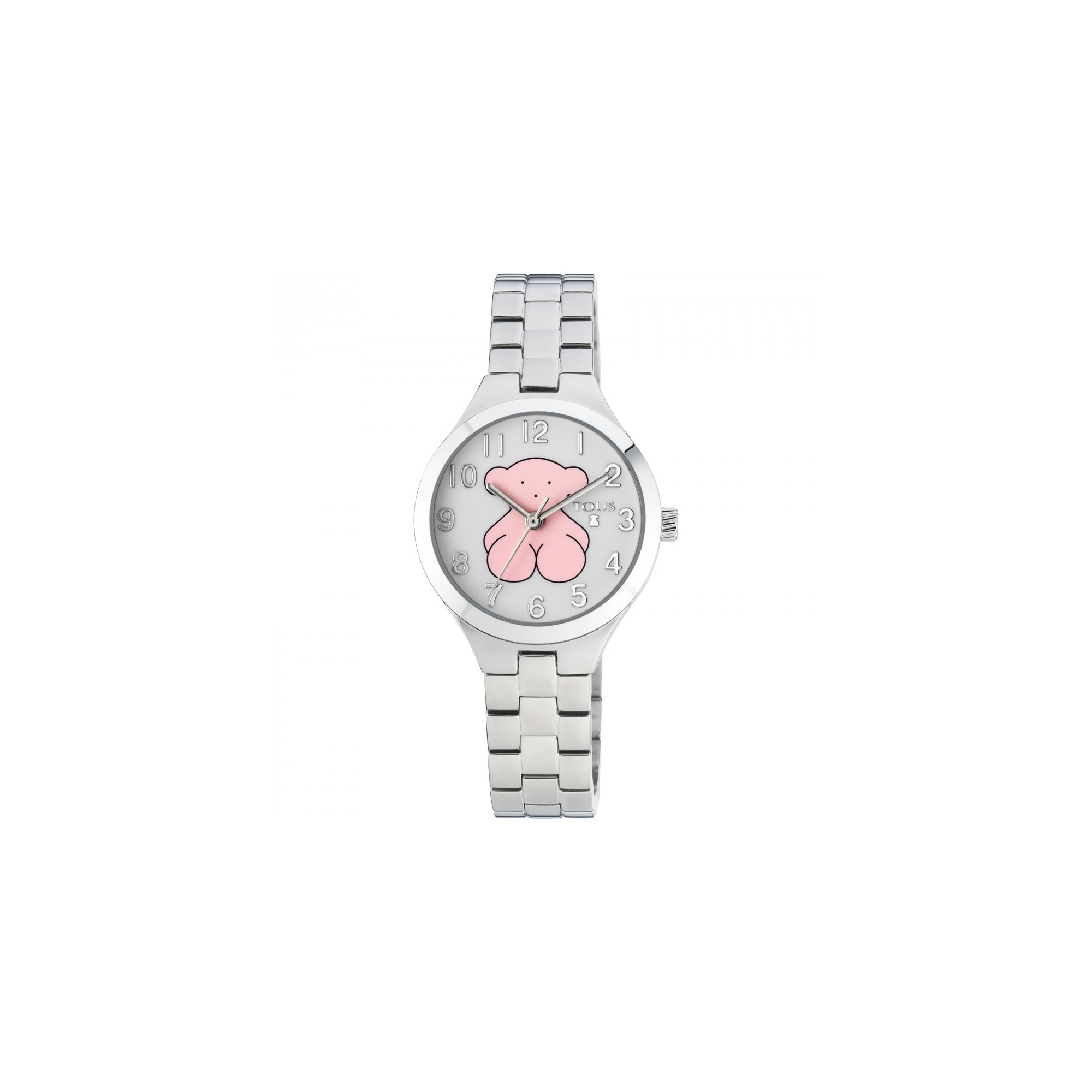  Beary TOUS 000351410 - Reloj para niña con osos rosados,  Plateado : Ropa, Zapatos y Joyería
