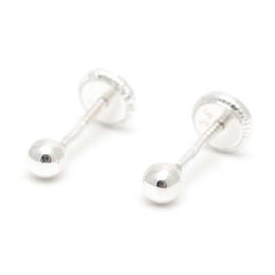 Pendientes Plata Bebé Flor