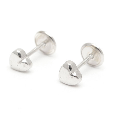 Pendientes Plata Rosca Estrella Circonita