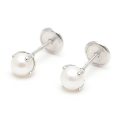 Pendientes Plata Rosca Estrella