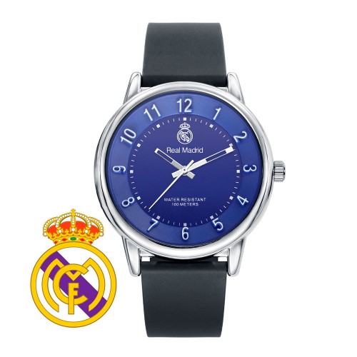 Reloj Chico Real Madrid Azul Correa Negra