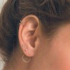 Pendiente Oro Chica LeCarré Ear Cuff Diamantes