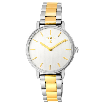 Reloj Tous Rond Brazalete Acero Bicolor