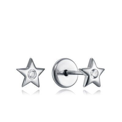 Pendientes Plata Viceroy Bebé Estrella Circonitas