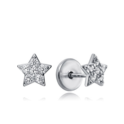 Pendientes Plata Viceroy Bebé Estrella Circonitas