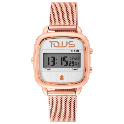 Reloj Tous Dorado Digital D-Logo Brazalete Malla