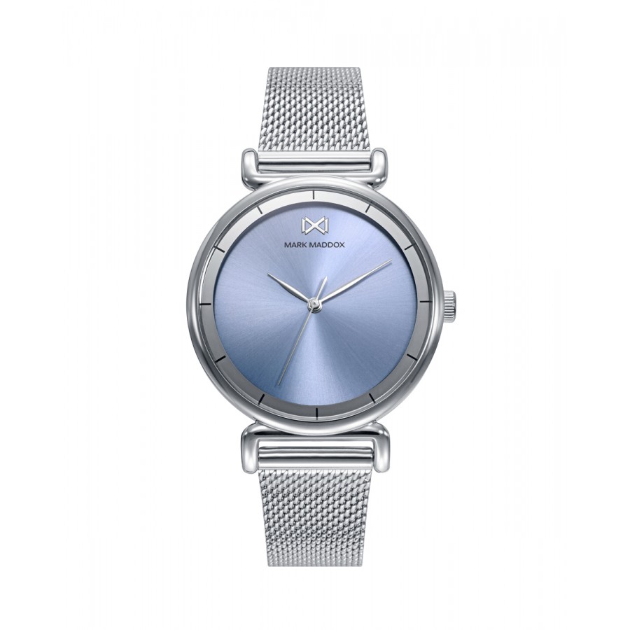 Reloj para chica Mark Maddox acero azul con brazalete de malla