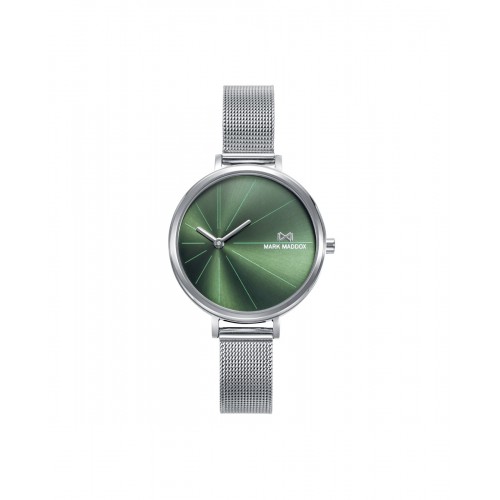 Reloj para chica Mark Maddox verde con brazalete de malla