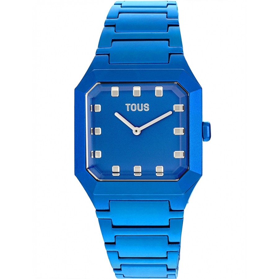Reloj Tous Cuadrado Azul Brazalete