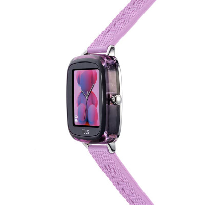 Smartwatch Tous D-Connect digital correa rosa