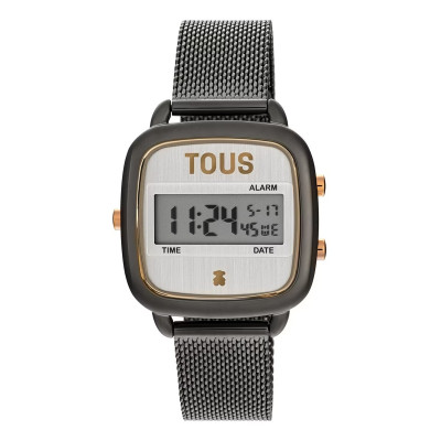 Reloj Tous Digital DLogo Negro Brazalete Malla