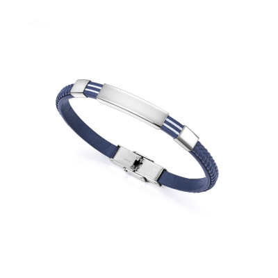 Pulsera Niño Viceroy Placa Piel Azul Pulsera Niño Viceroy Placa Piel Azul