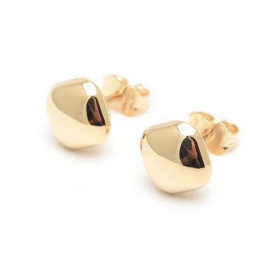 Pendientes Oro Rombo Cuadrado Pendientes Oro Rombo Cuadrado