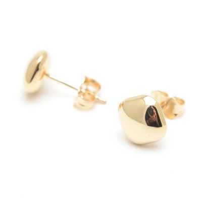Pendientes Oro Rombo Cuadrado Pendientes Oro Rombo Cuadrado
