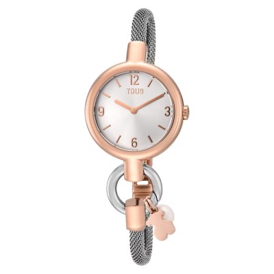 Reloj Tous Hold de acero bicolor con brazalete de malla