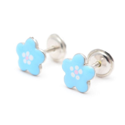 Pendientes Plata La Petra "Flor"