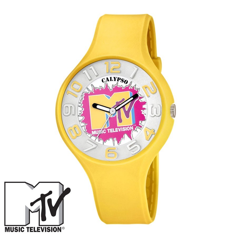 Reloj MTV Caucho Amarillo