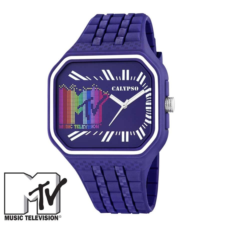 Reloj MTV Caucho Azul