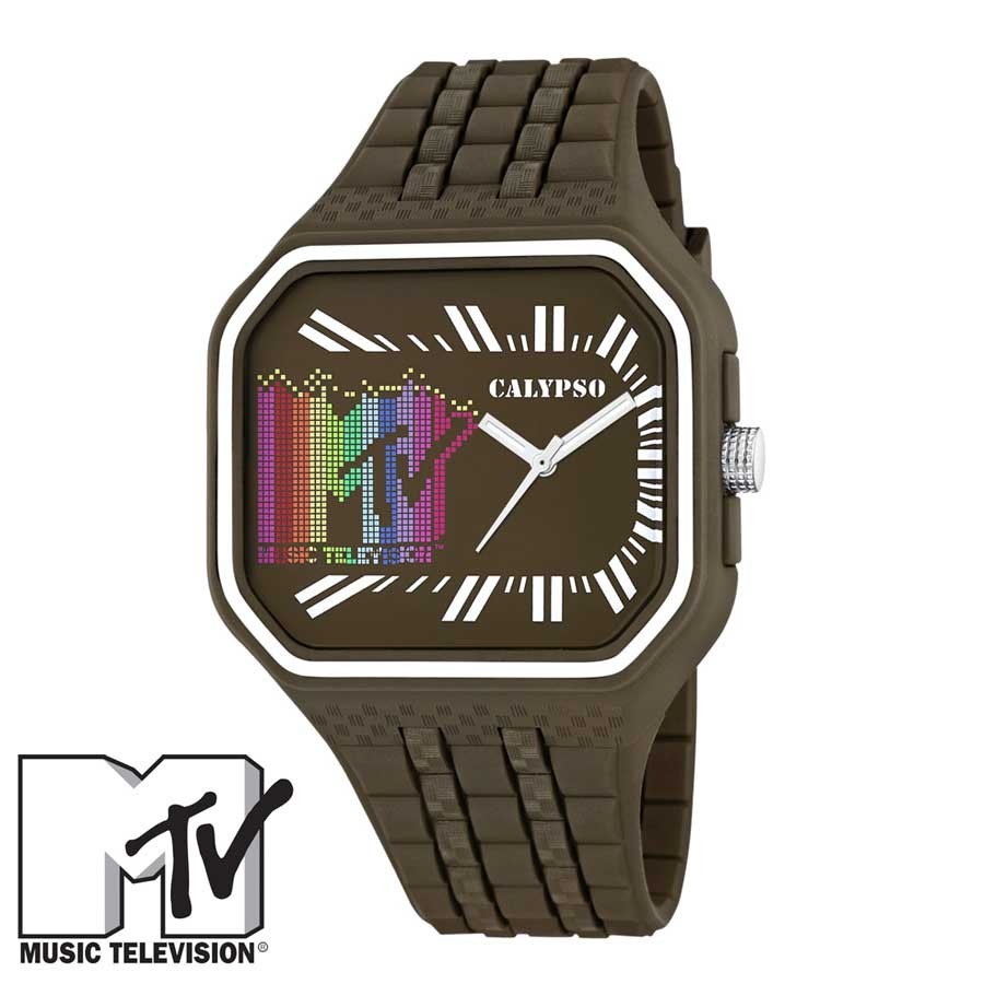 Reloj MTV Caucho Marrón