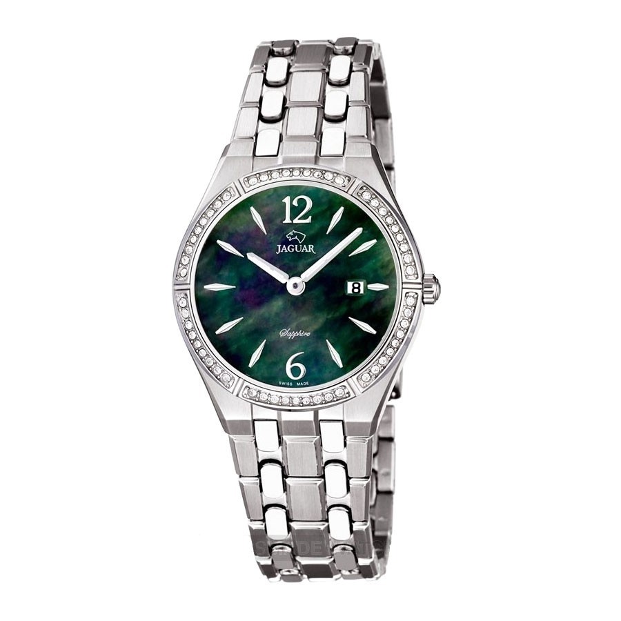 Reloj Jaguar Nácar Verde Acero